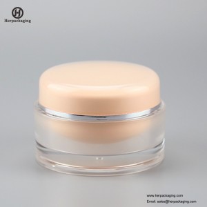 HXL213 luxo redondo frasco cosmético acrílico vazio