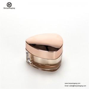 HXL219 luxo redondo frasco cosmético acrílico vazio