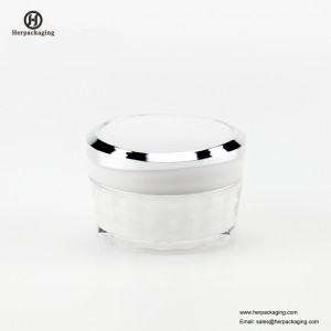 HXL227A luxo redondo frasco cosmético acrílico vazio