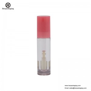 HCL306 Clear Plastic Vazio lip gloss tubos para produtos cosméticos cor flocados aplicadores de brilho labial